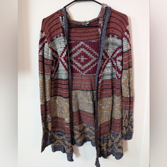 Charlotte Russe Sweaters - 3 for $12 Clearance Charlotte Russe Open Front Hooded Sweater